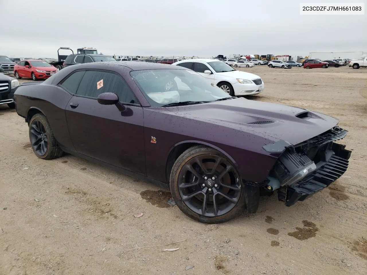 2021 Dodge Challenger R/T Scat Pack VIN: 2C3CDZFJ7MH661083 Lot: 53335944