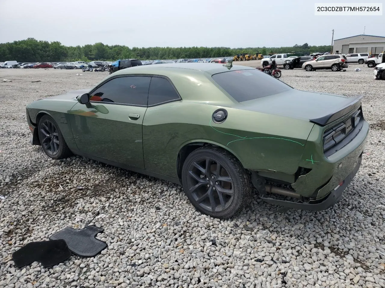 2021 Dodge Challenger R/T VIN: 2C3CDZBT7MH572654 Lot: 56098514