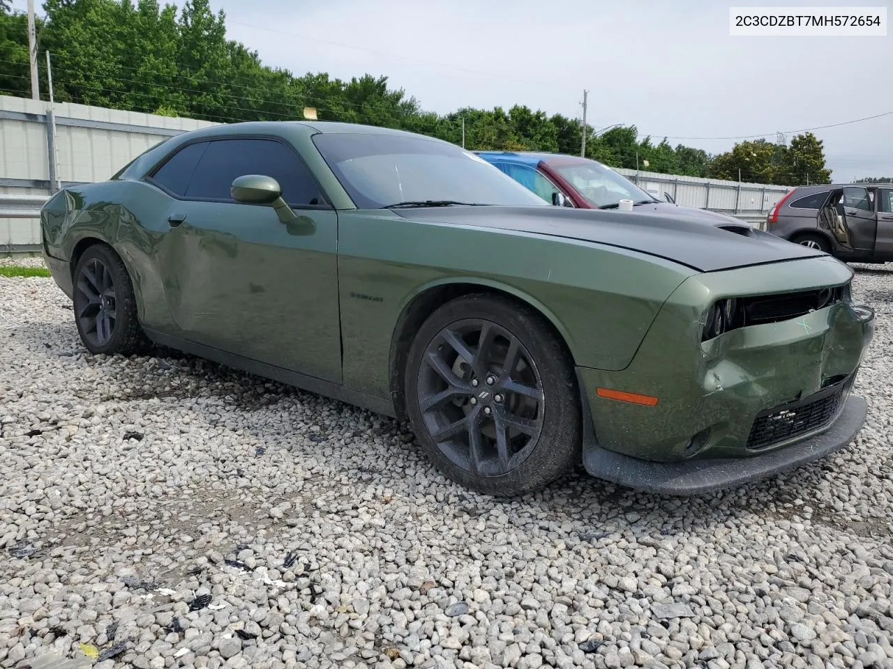 2021 Dodge Challenger R/T VIN: 2C3CDZBT7MH572654 Lot: 56098514