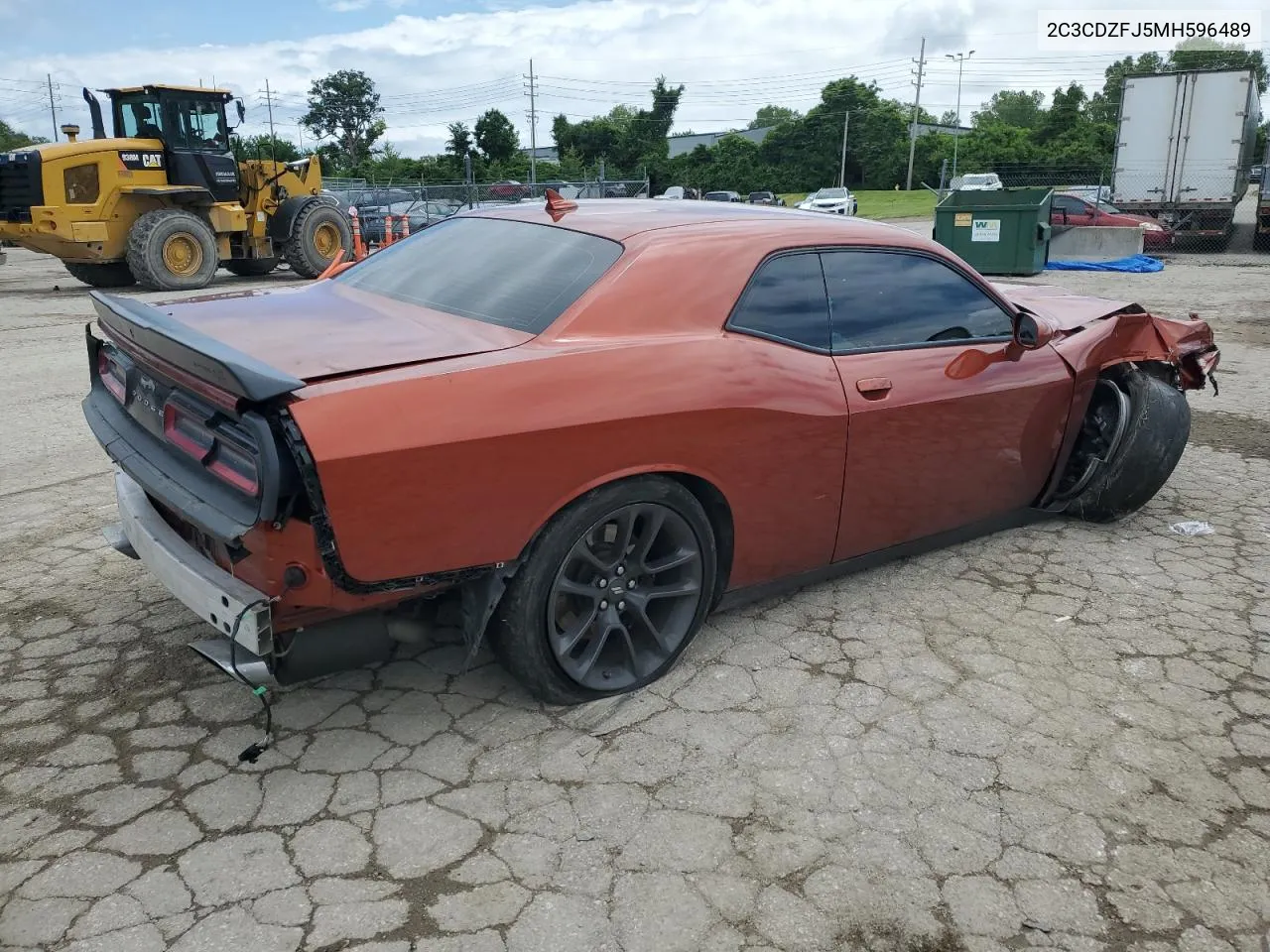 2021 Dodge Challenger R/T Scat Pack VIN: 2C3CDZFJ5MH596489 Lot: 57922344