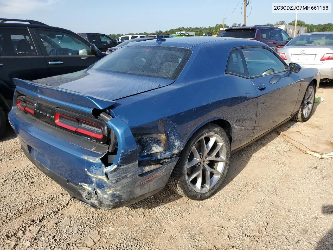 2021 Dodge Challenger Gt VIN: 2C3CDZJG7MH661158 Lot: 62443164