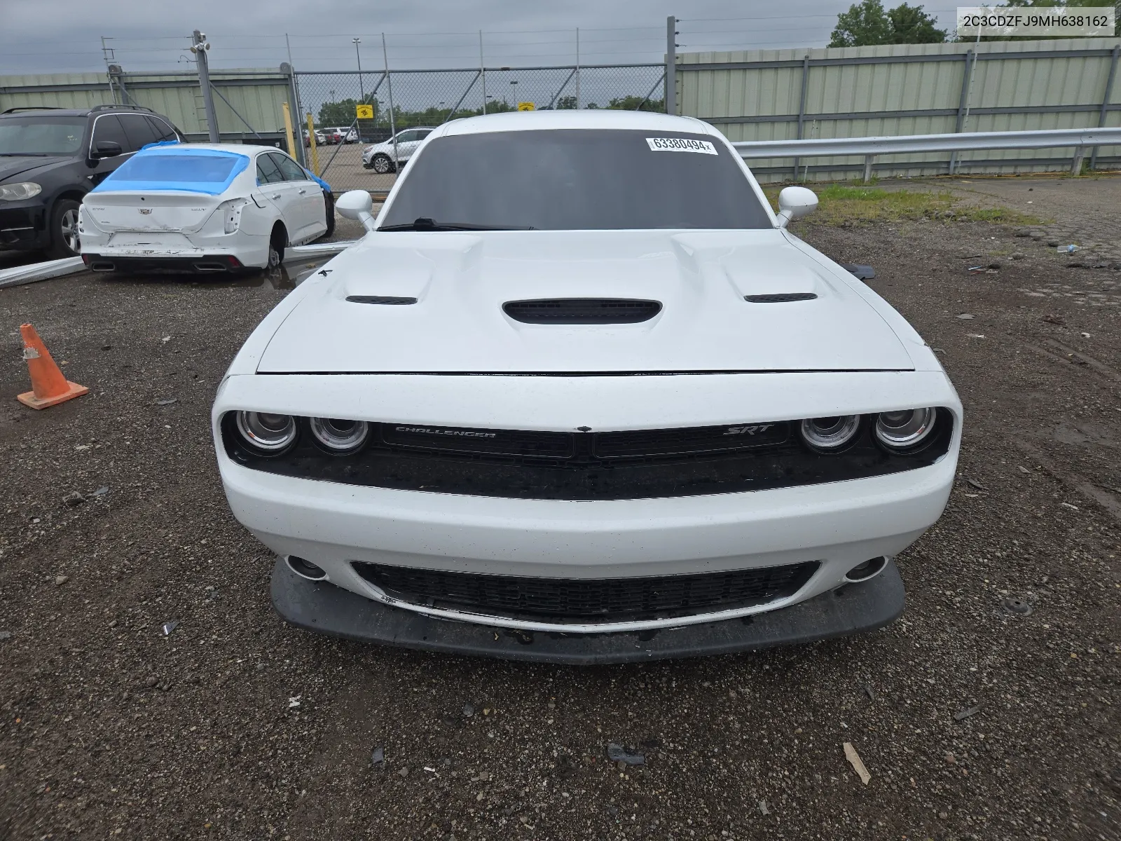 2021 Dodge Challenger R/T Scat Pack VIN: 2C3CDZFJ9MH638162 Lot: 63380494