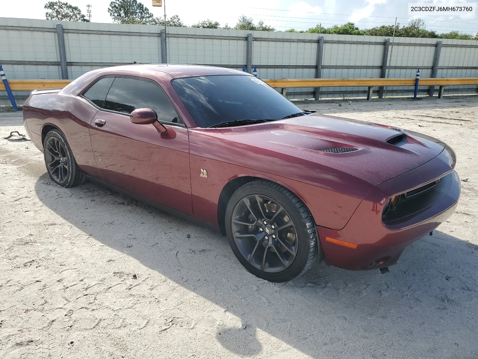 2C3CDZFJ6MH673760 2021 Dodge Challenger R/T Scat Pack