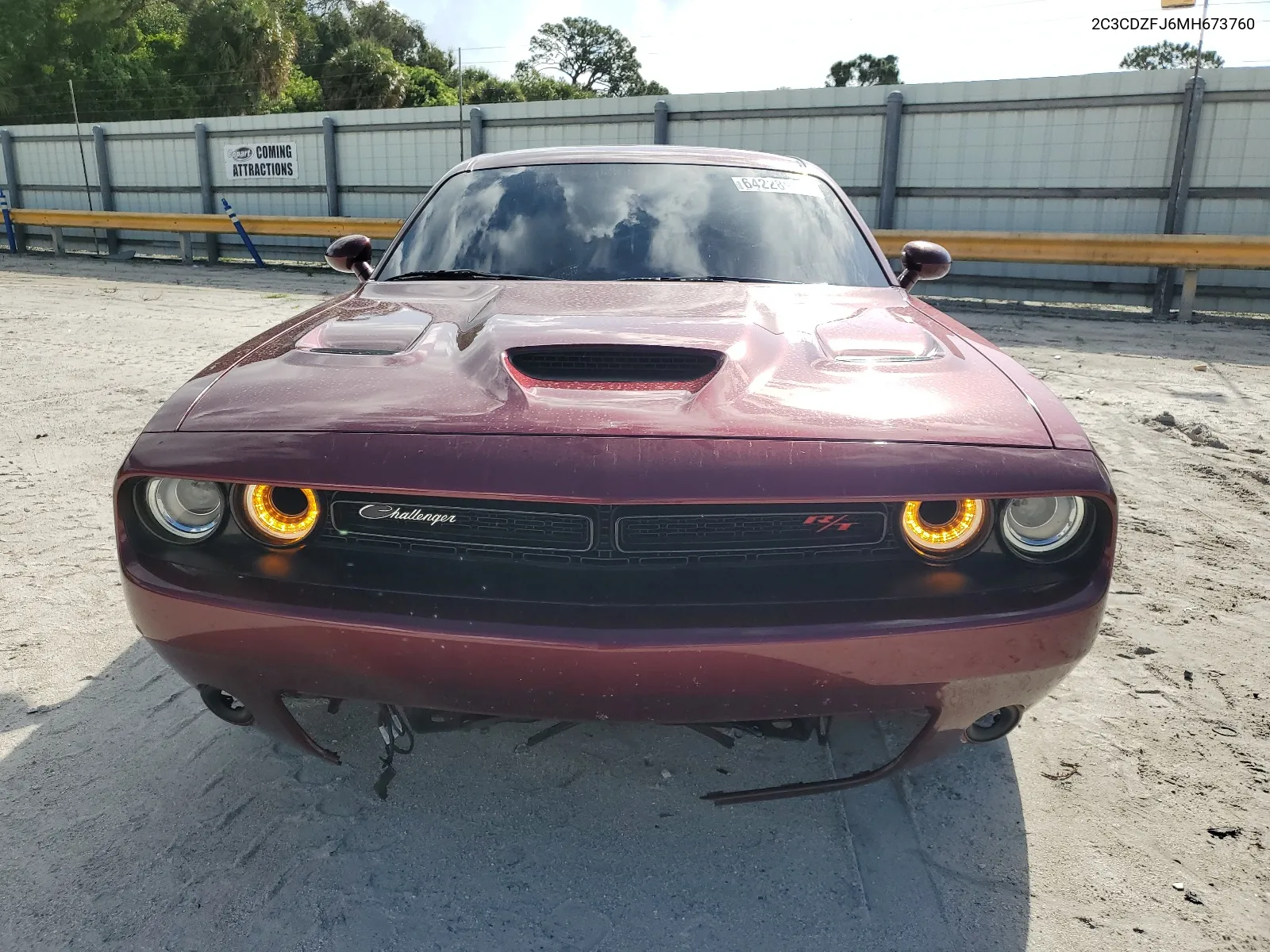 2C3CDZFJ6MH673760 2021 Dodge Challenger R/T Scat Pack