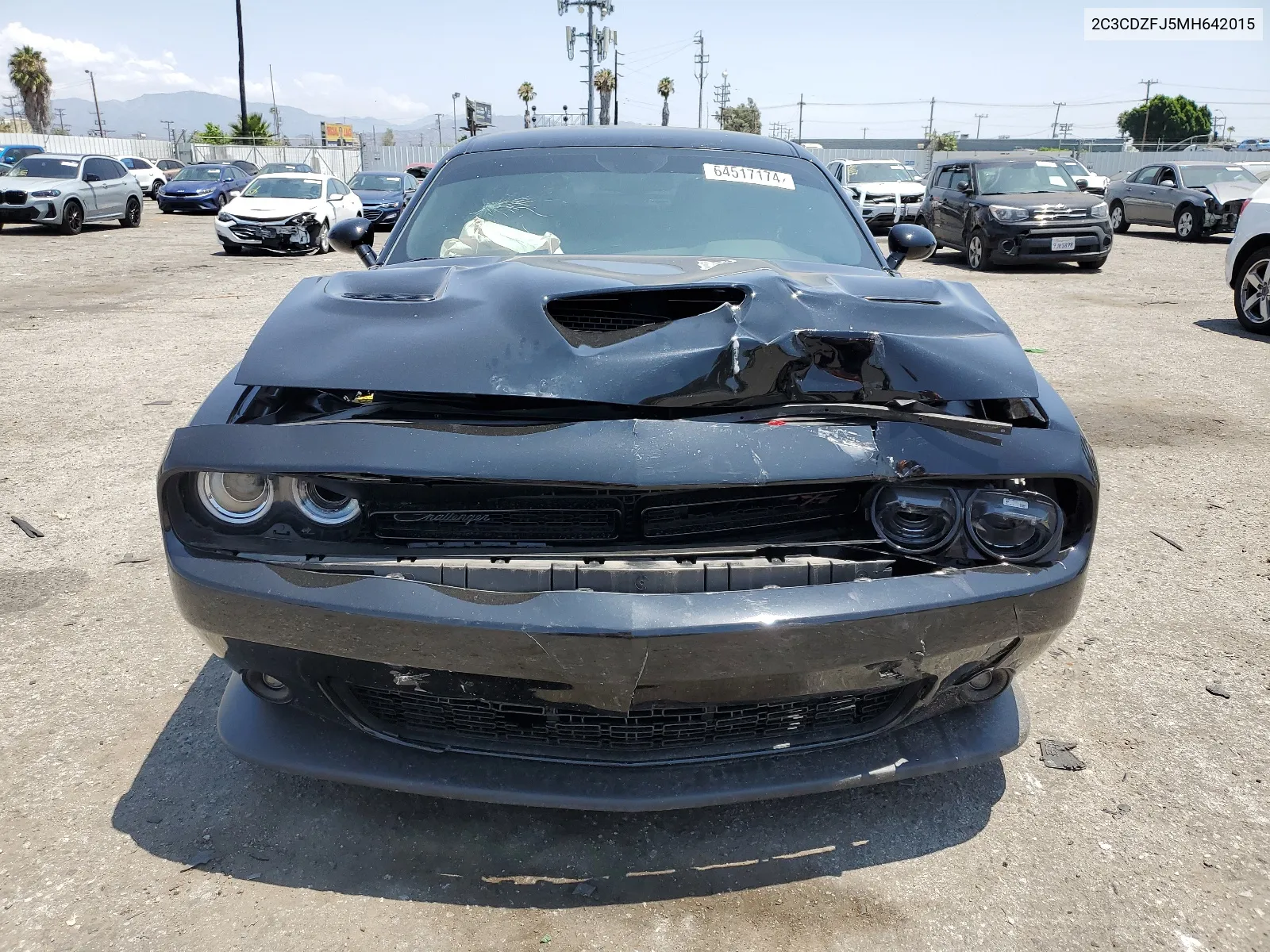 2021 Dodge Challenger R/T Scat Pack VIN: 2C3CDZFJ5MH642015 Lot: 64517174