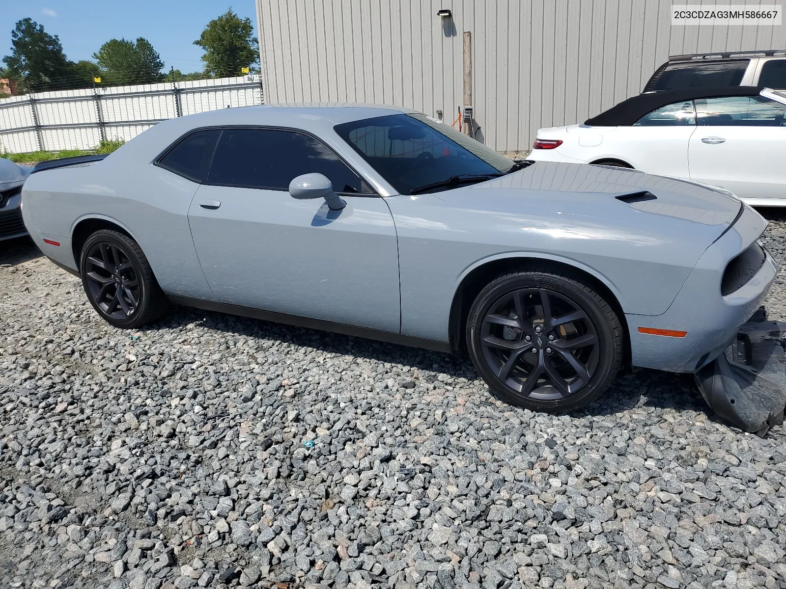 2021 Dodge Challenger Sxt VIN: 2C3CDZAG3MH586667 Lot: 64614374