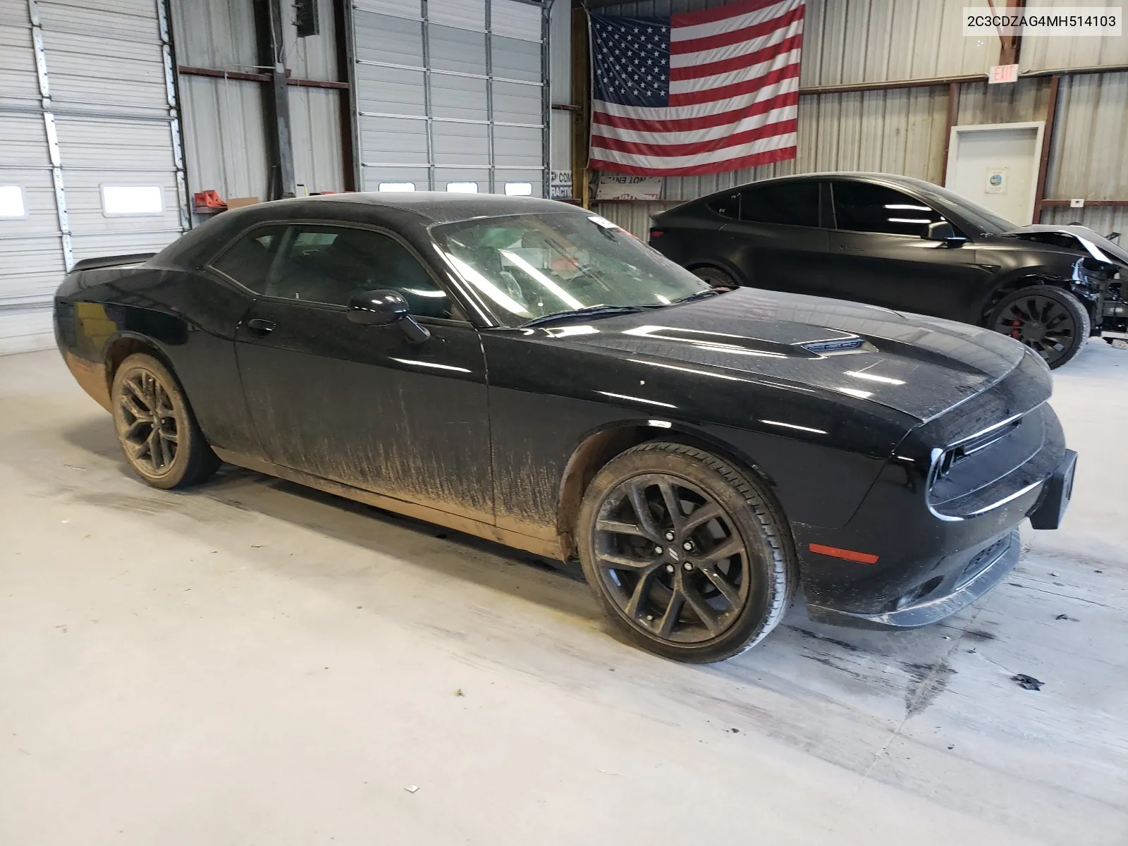 2021 Dodge Challenger Sxt VIN: 2C3CDZAG4MH514103 Lot: 64822584