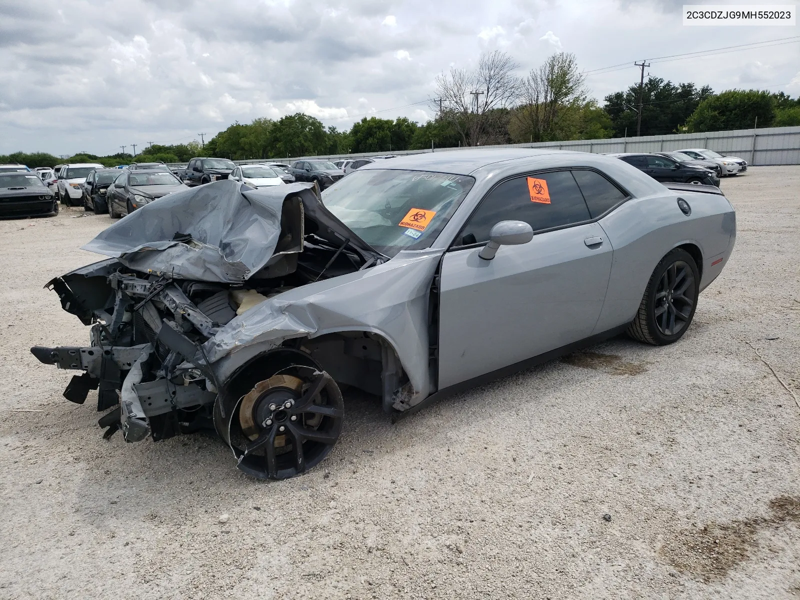 2021 Dodge Challenger Gt VIN: 2C3CDZJG9MH552023 Lot: 65017314