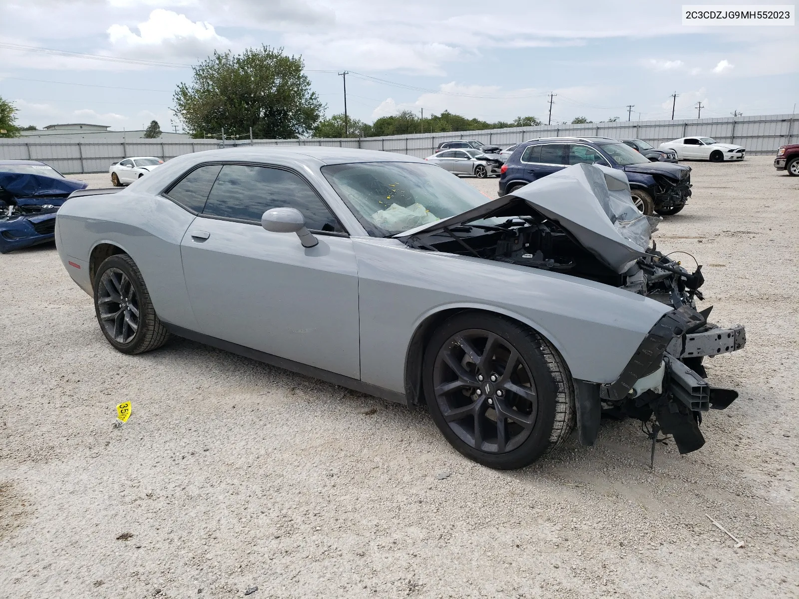 2021 Dodge Challenger Gt VIN: 2C3CDZJG9MH552023 Lot: 65017314