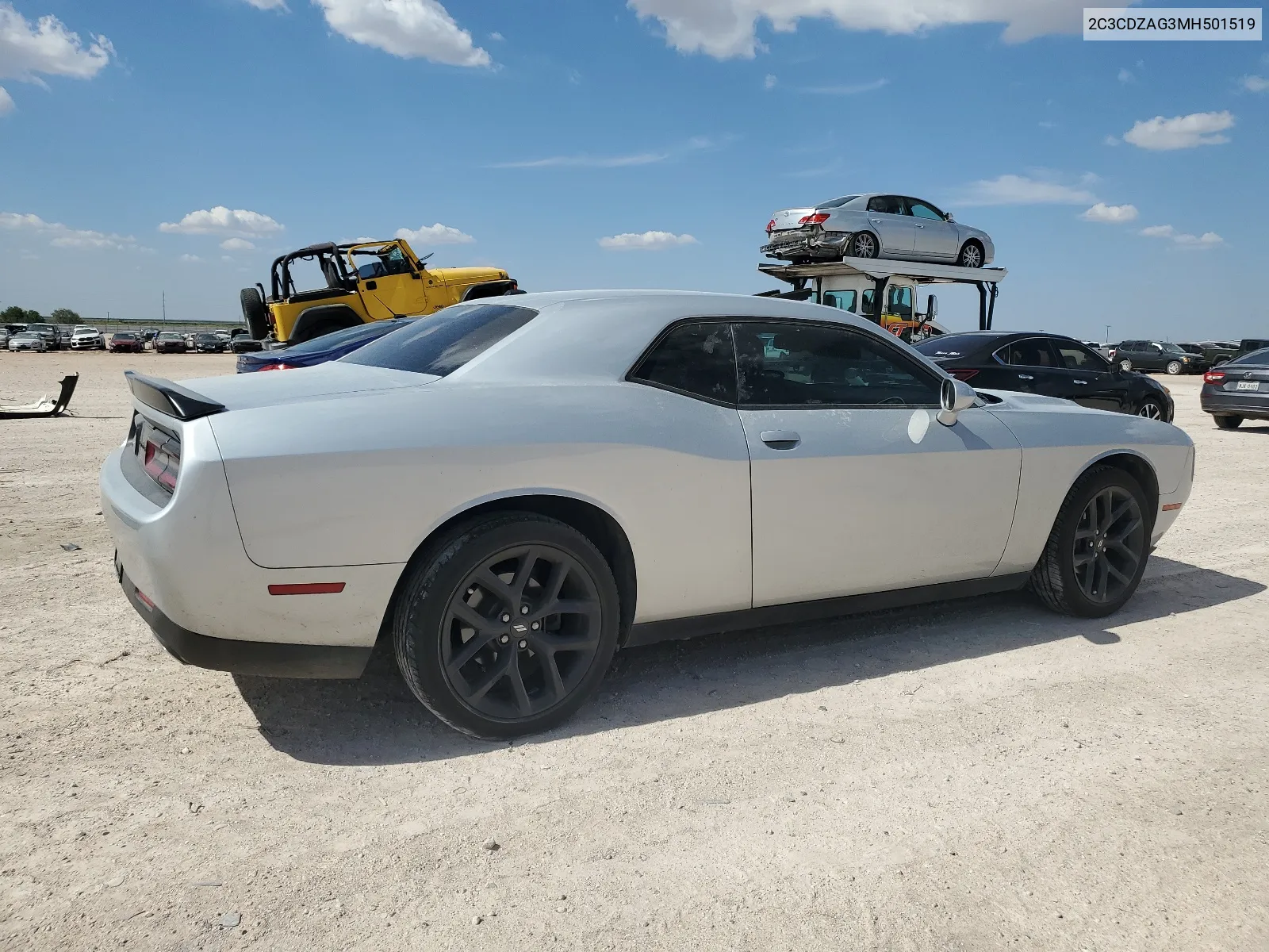 2021 Dodge Challenger Sxt VIN: 2C3CDZAG3MH501519 Lot: 65345094