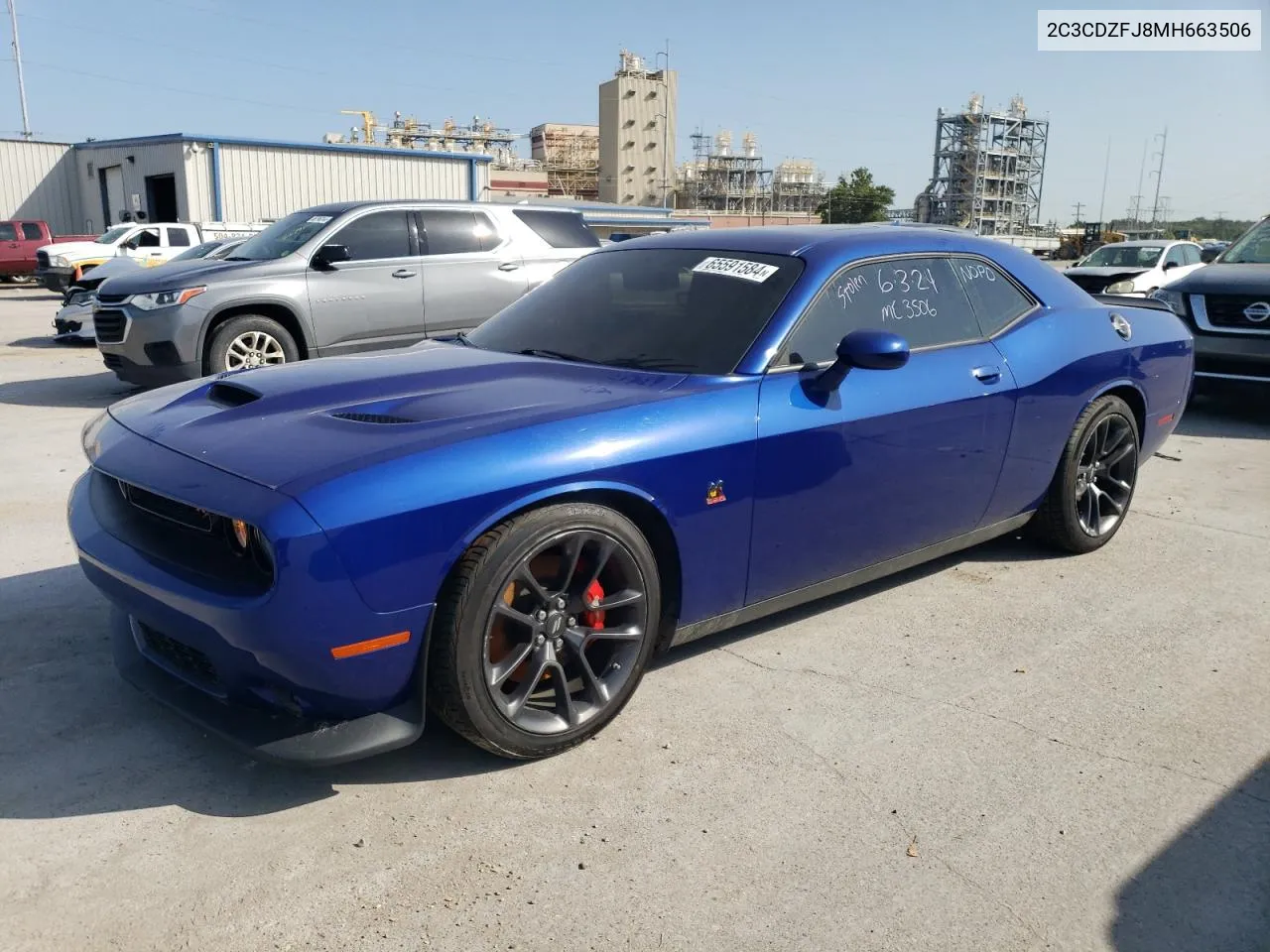 2021 Dodge Challenger R/T Scat Pack VIN: 2C3CDZFJ8MH663506 Lot: 65591584