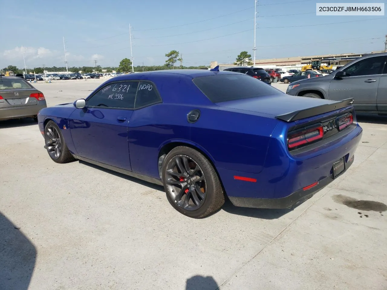 2C3CDZFJ8MH663506 2021 Dodge Challenger R/T Scat Pack