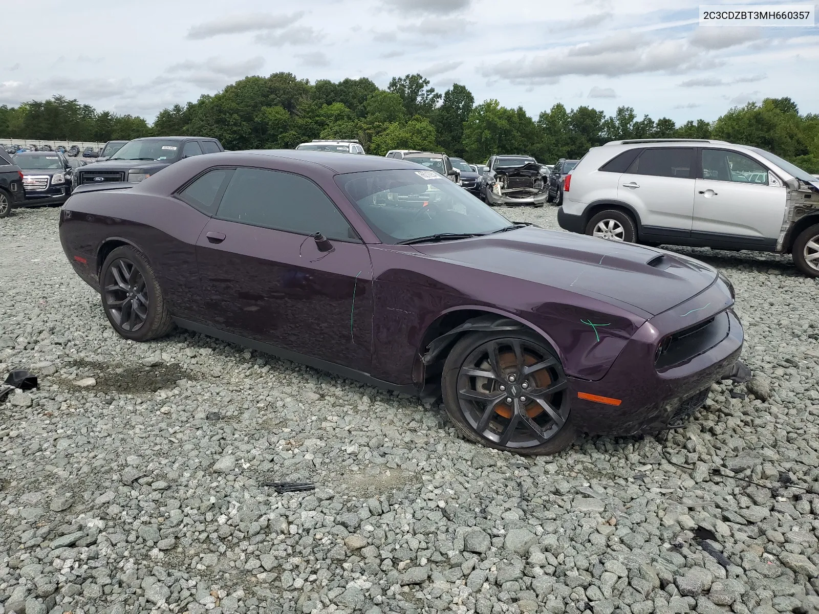 2021 Dodge Challenger R/T VIN: 2C3CDZBT3MH660357 Lot: 66018254