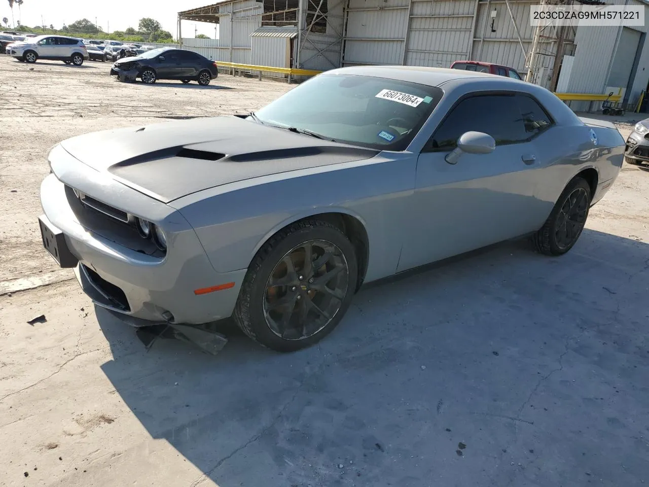 2021 Dodge Challenger Sxt VIN: 2C3CDZAG9MH571221 Lot: 66073064