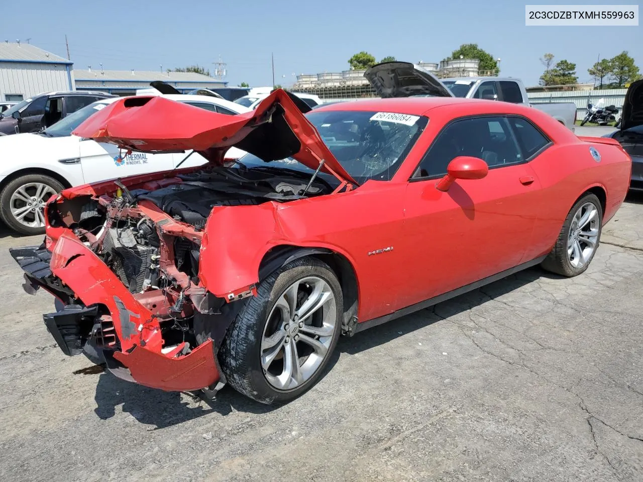 2021 Dodge Challenger R/T VIN: 2C3CDZBTXMH559963 Lot: 66186084