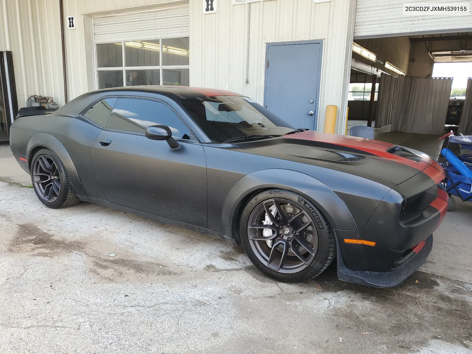 2021 Dodge Challenger R/T Scat Pack VIN: 2C3CDZFJXMH539155 Lot: 66282134