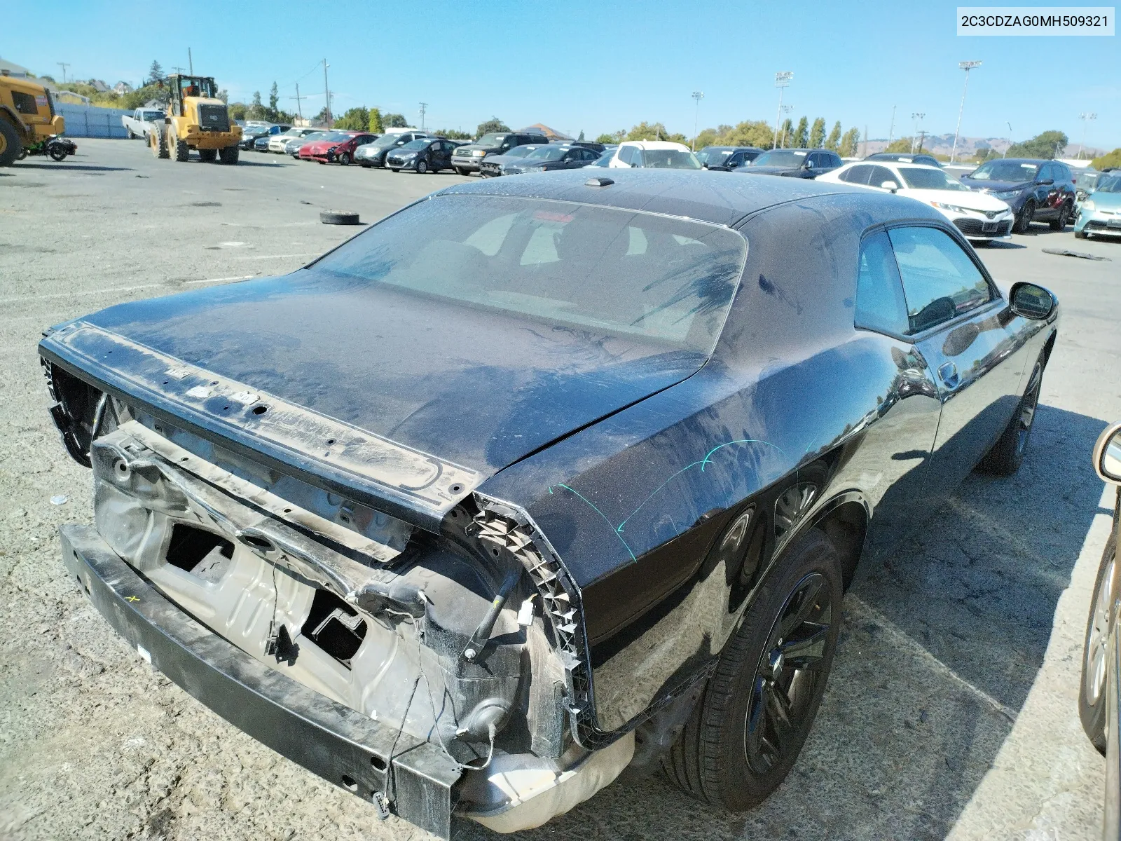 2021 Dodge Challenger Sxt VIN: 2C3CDZAG0MH509321 Lot: 66426394