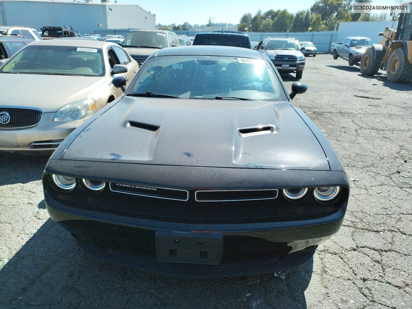 2021 Dodge Challenger Sxt VIN: 2C3CDZAG0MH509321 Lot: 66426394