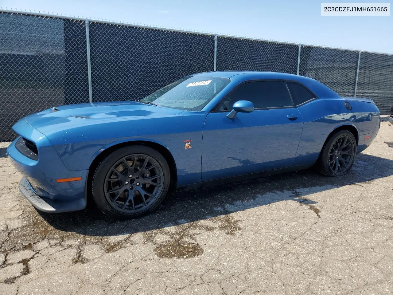 2021 Dodge Challenger R/T Scat Pack VIN: 2C3CDZFJ1MH651665 Lot: 66464634