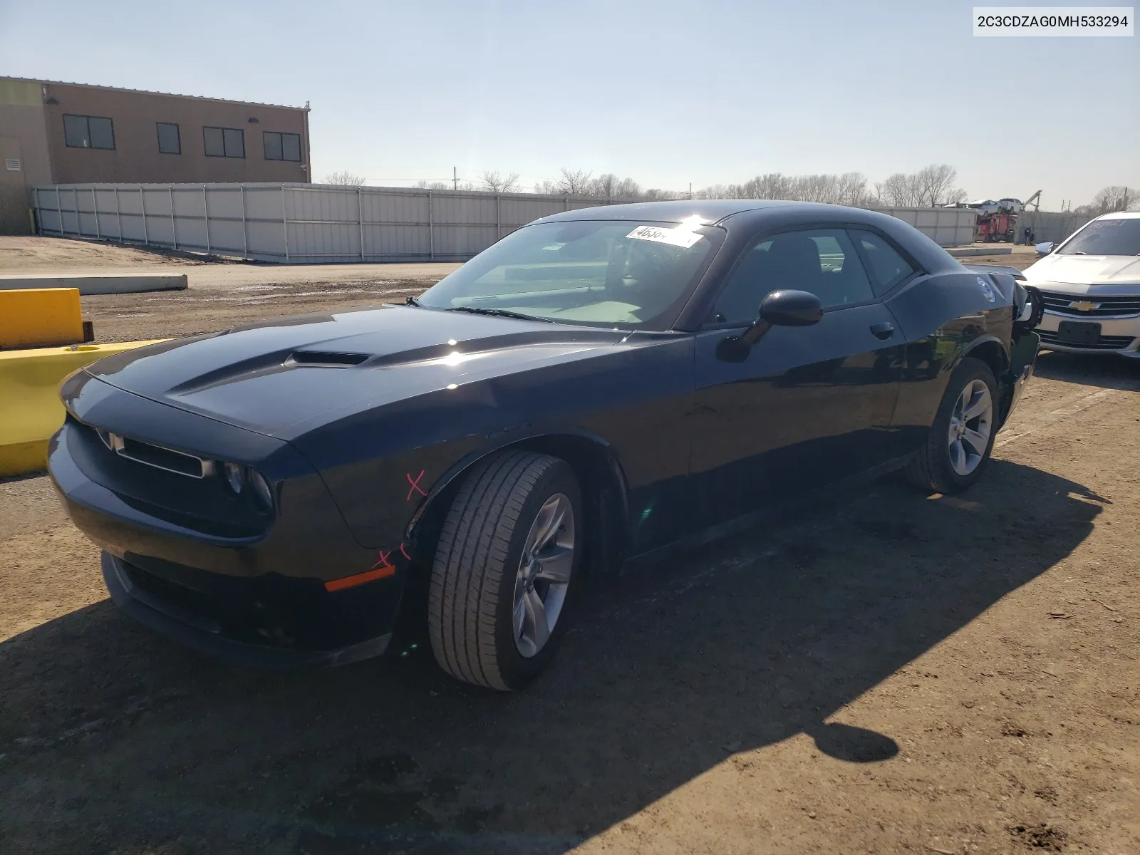 2021 Dodge Challenger Sxt VIN: 2C3CDZAG0MH533294 Lot: 66660974