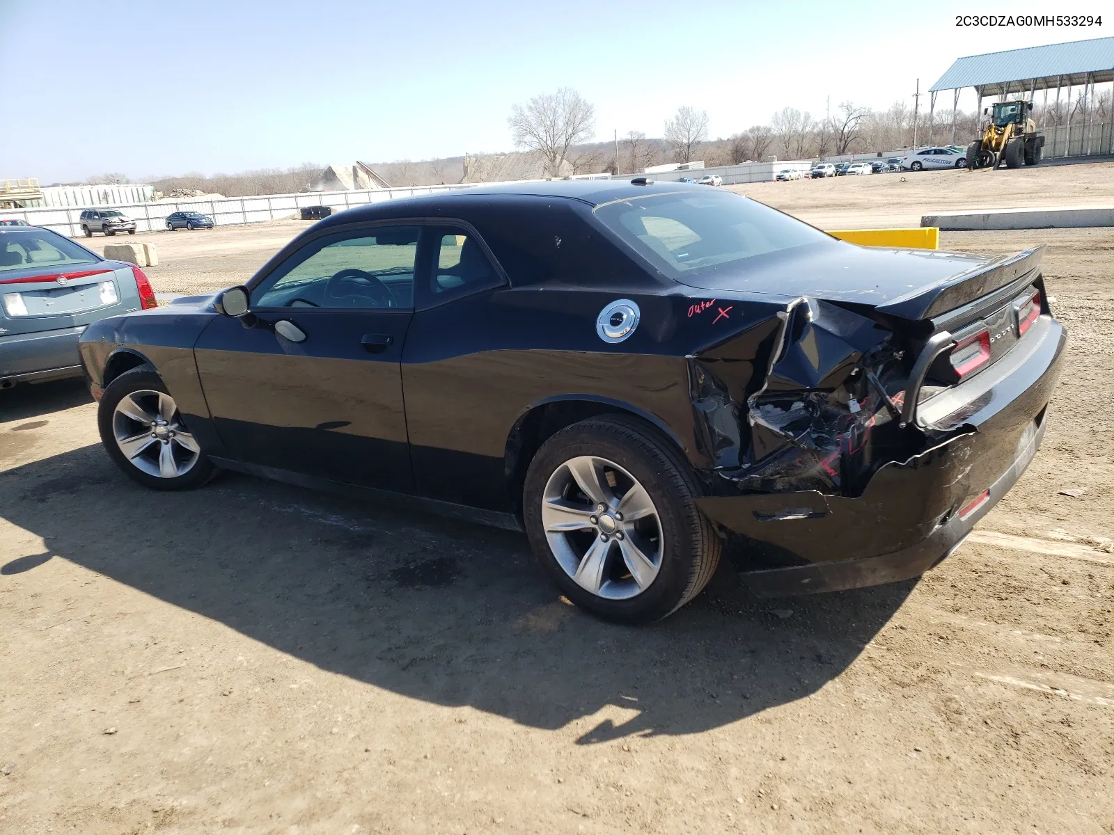 2021 Dodge Challenger Sxt VIN: 2C3CDZAG0MH533294 Lot: 66660974