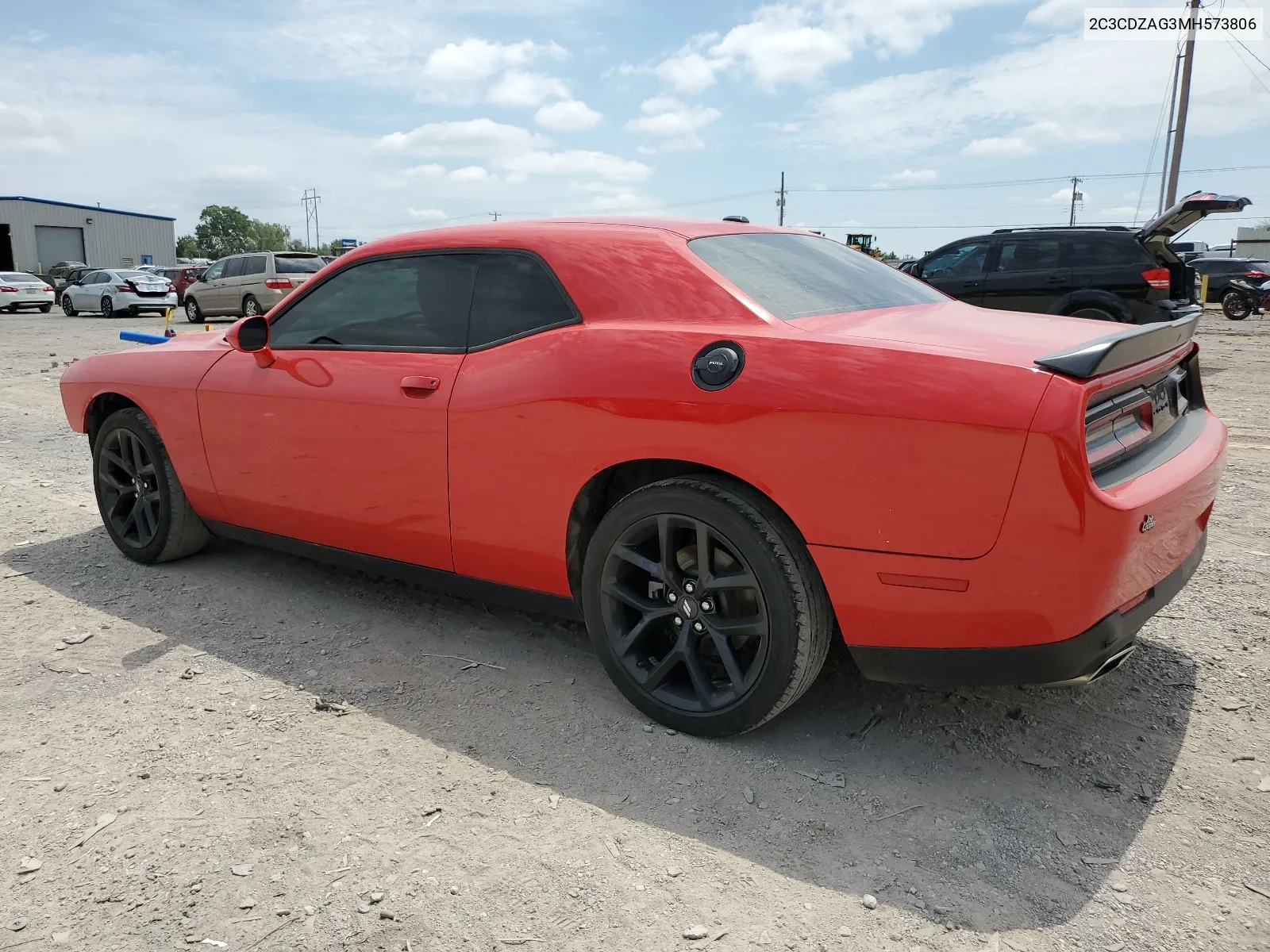 2021 Dodge Challenger Sxt VIN: 2C3CDZAG3MH573806 Lot: 66685574