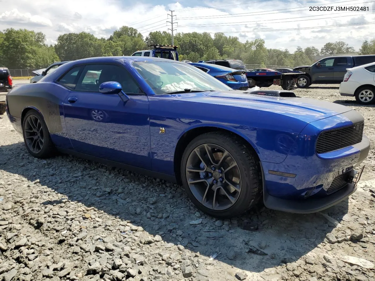 2021 Dodge Challenger R/T Scat Pack VIN: 2C3CDZFJ3MH502481 Lot: 66820114