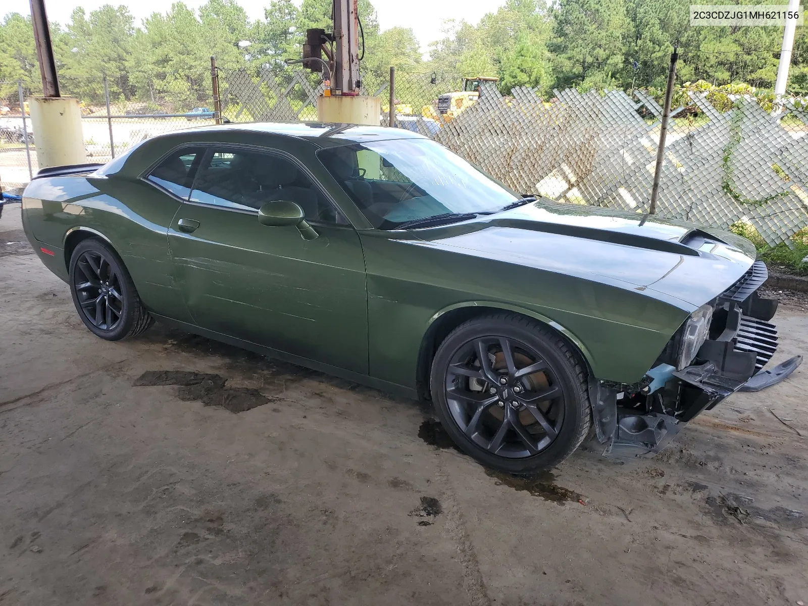 2021 Dodge Challenger Gt VIN: 2C3CDZJG1MH621156 Lot: 66958294