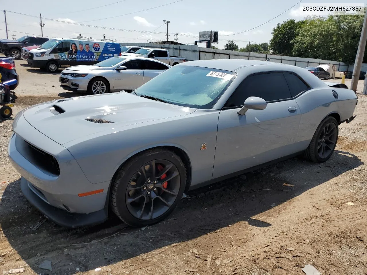 2021 Dodge Challenger R/T Scat Pack VIN: 2C3CDZFJ2MH627357 Lot: 67134804