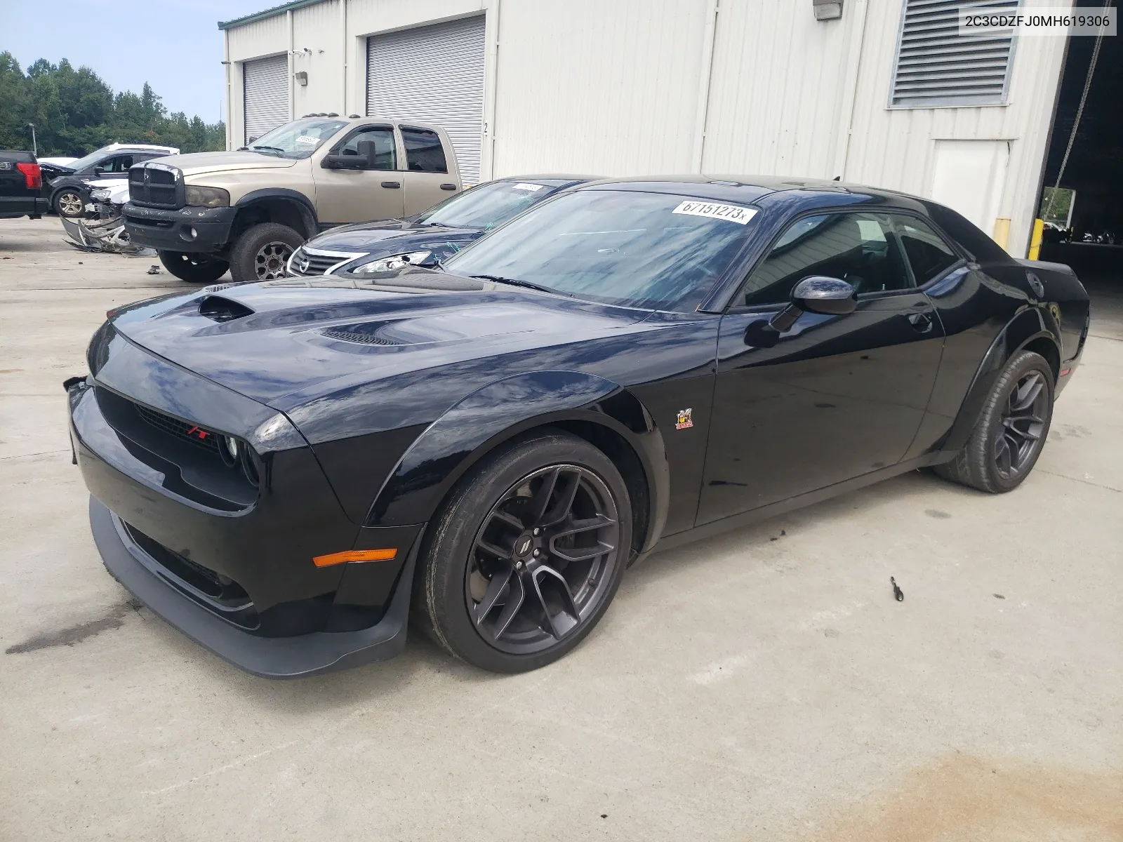 2021 Dodge Challenger R/T Scat Pack VIN: 2C3CDZFJ0MH619306 Lot: 67151273