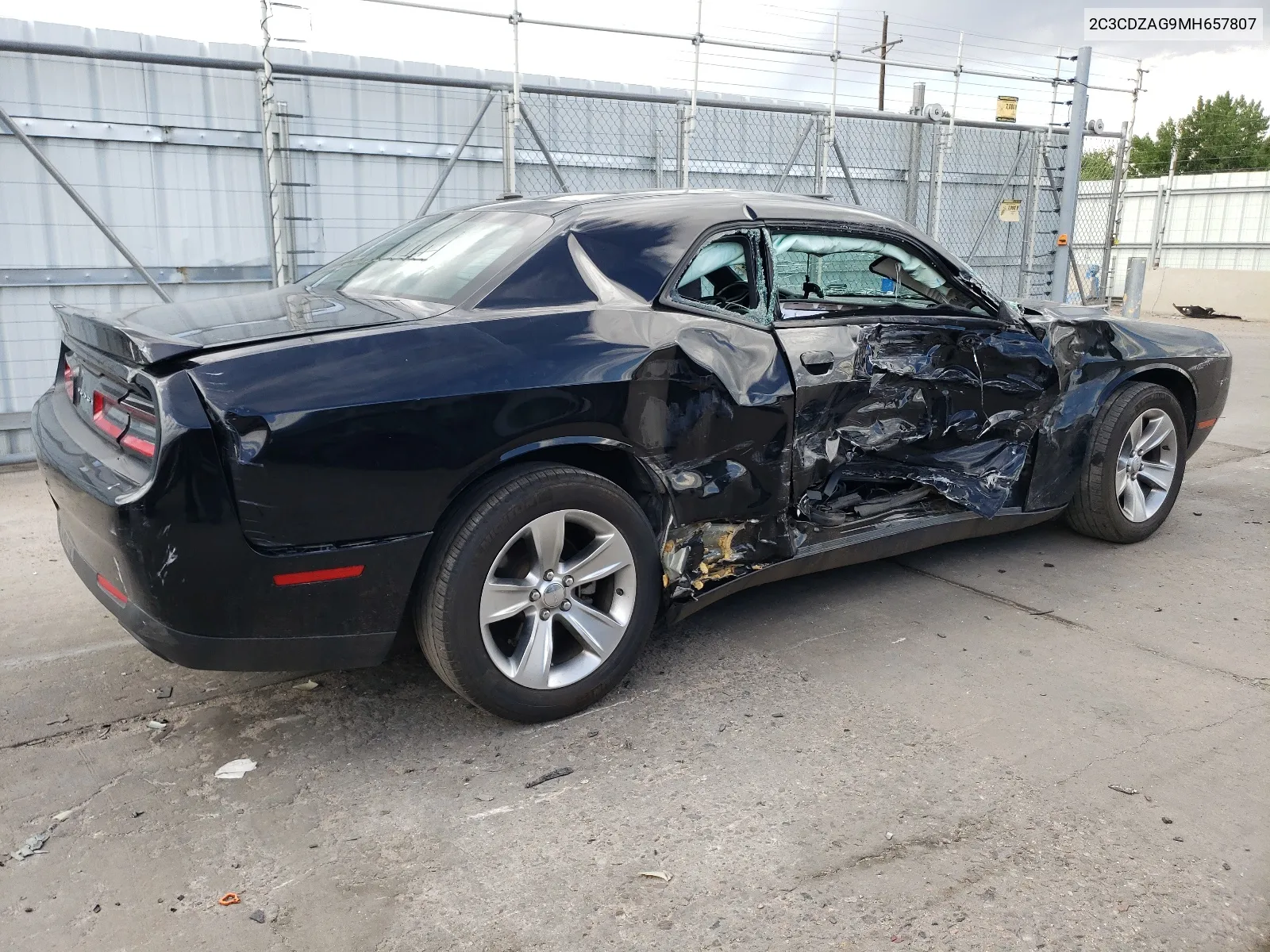 2021 Dodge Challenger Sxt VIN: 2C3CDZAG9MH657807 Lot: 67264584