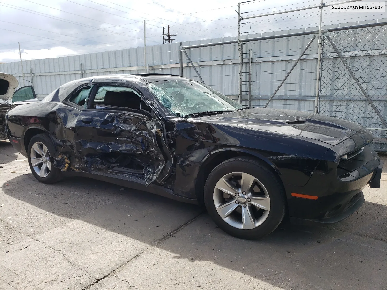 2021 Dodge Challenger Sxt VIN: 2C3CDZAG9MH657807 Lot: 67264584