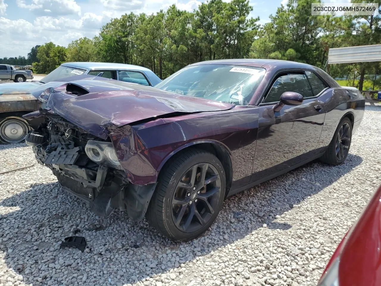 2021 Dodge Challenger Gt VIN: 2C3CDZJG6MH572469 Lot: 67514904