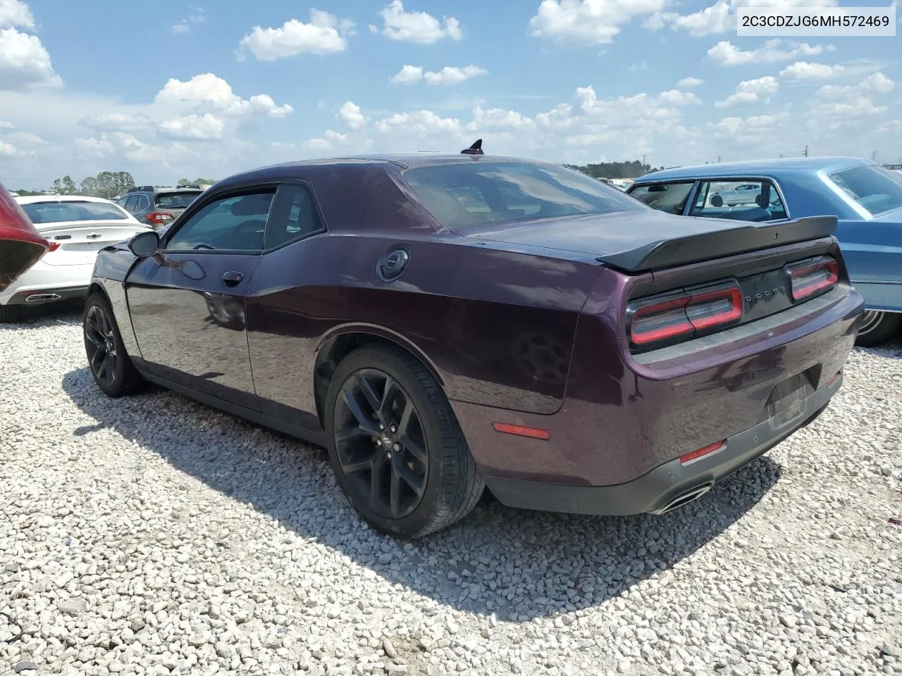 2021 Dodge Challenger Gt VIN: 2C3CDZJG6MH572469 Lot: 67514904