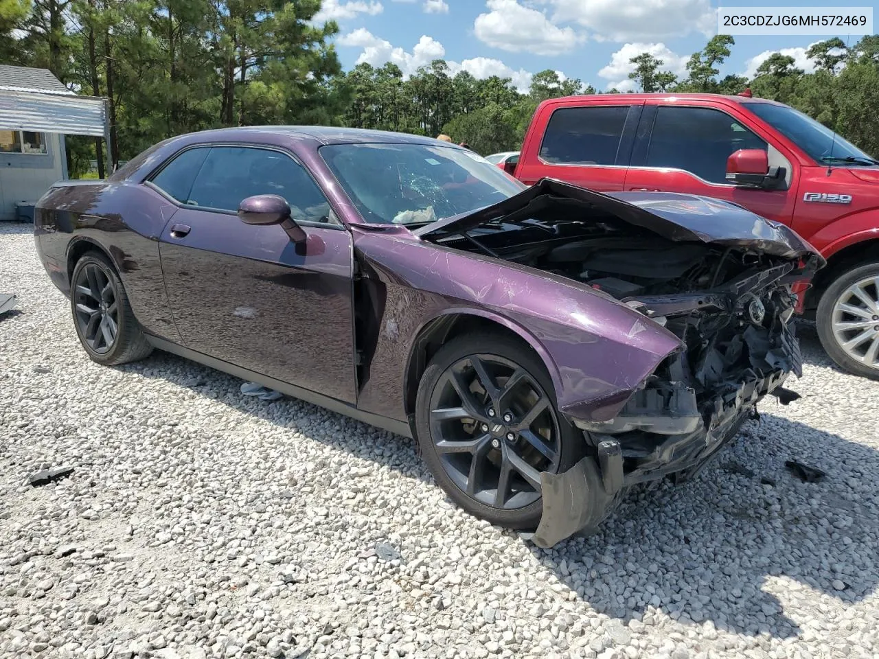 2021 Dodge Challenger Gt VIN: 2C3CDZJG6MH572469 Lot: 67514904