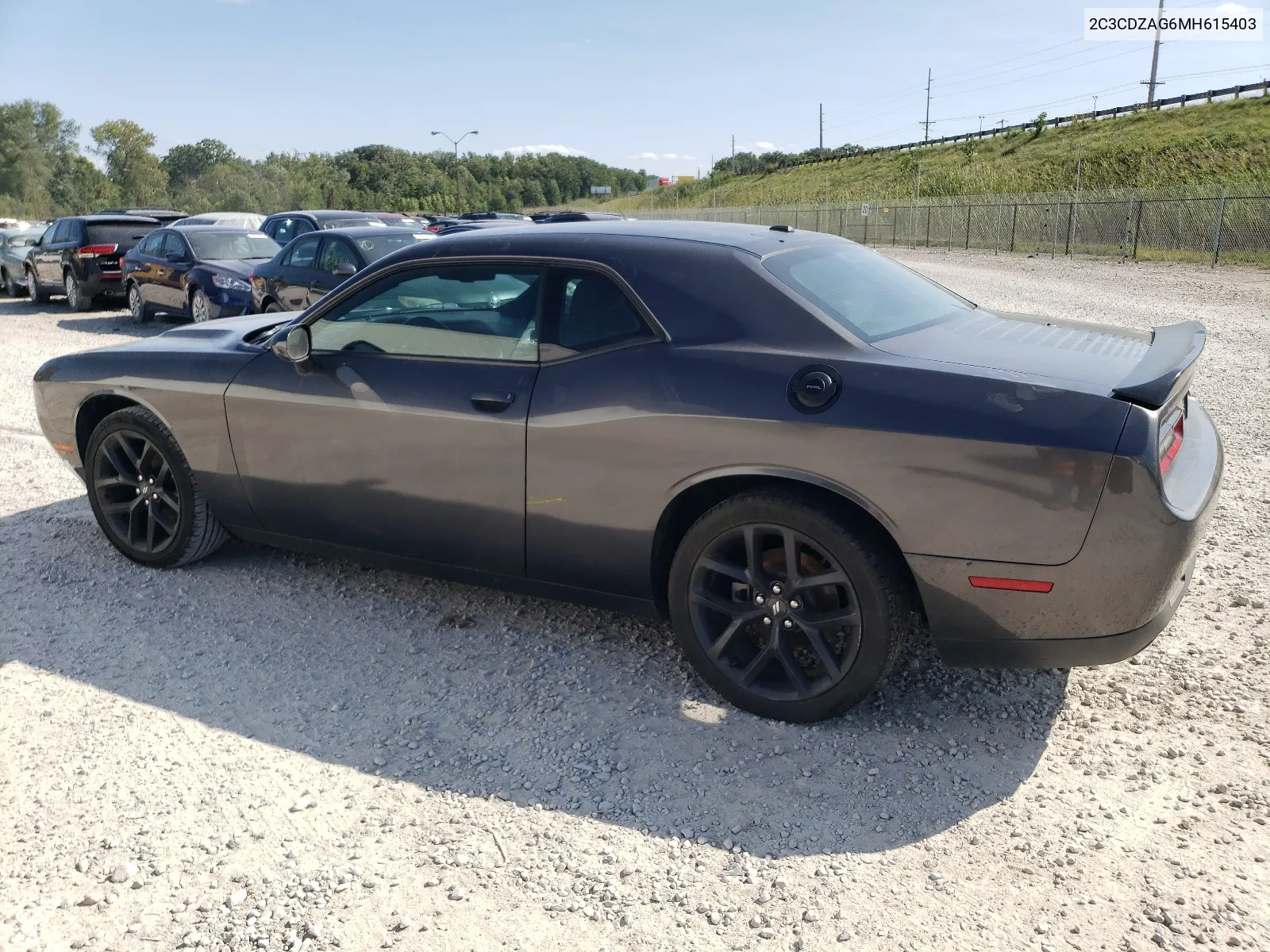 2021 Dodge Challenger Sxt VIN: 2C3CDZAG6MH615403 Lot: 67589334