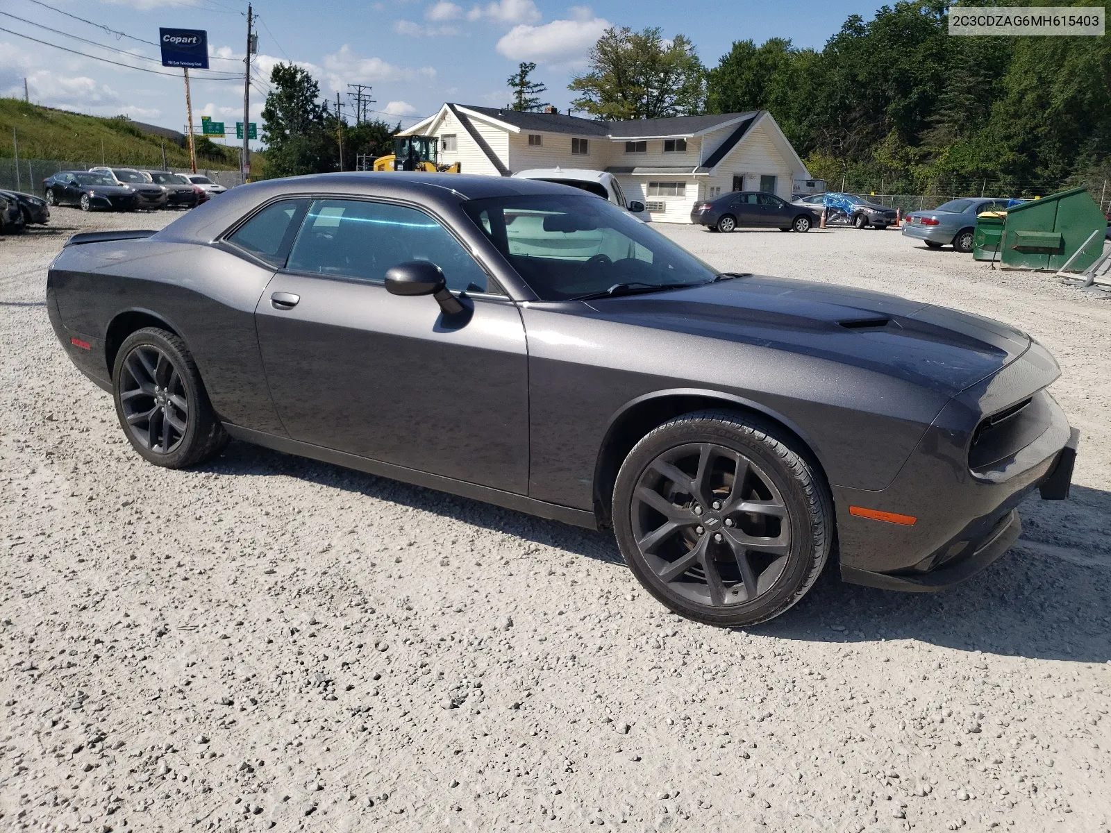 2021 Dodge Challenger Sxt VIN: 2C3CDZAG6MH615403 Lot: 67589334