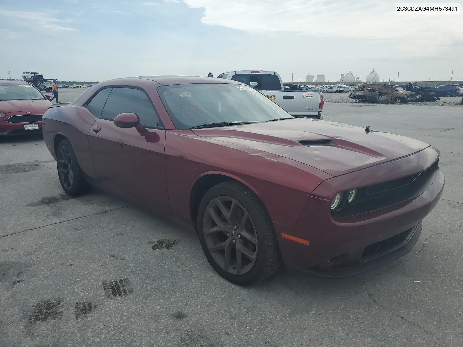 2C3CDZAG4MH573491 2021 Dodge Challenger Sxt