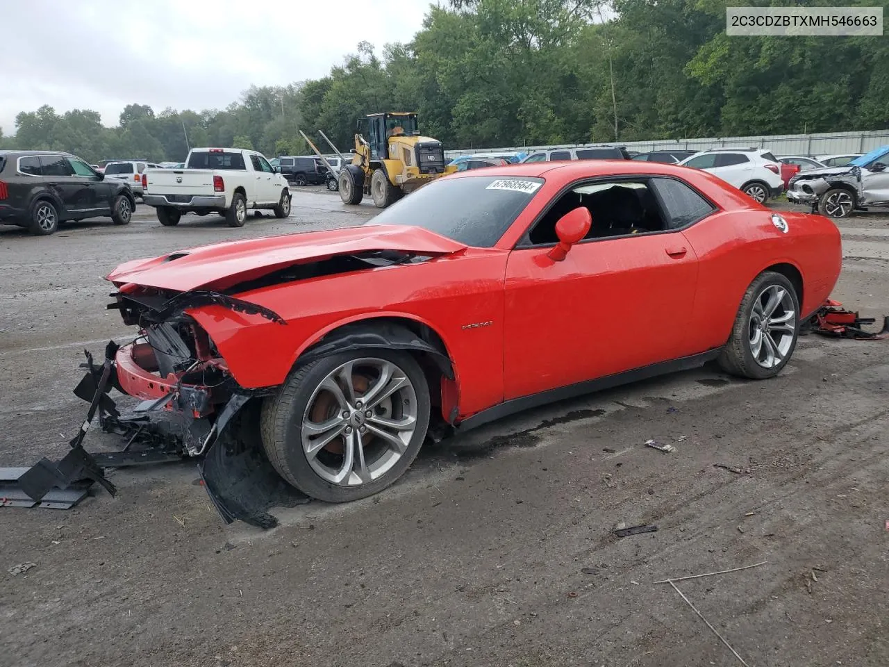 2021 Dodge Challenger R/T VIN: 2C3CDZBTXMH546663 Lot: 67968564