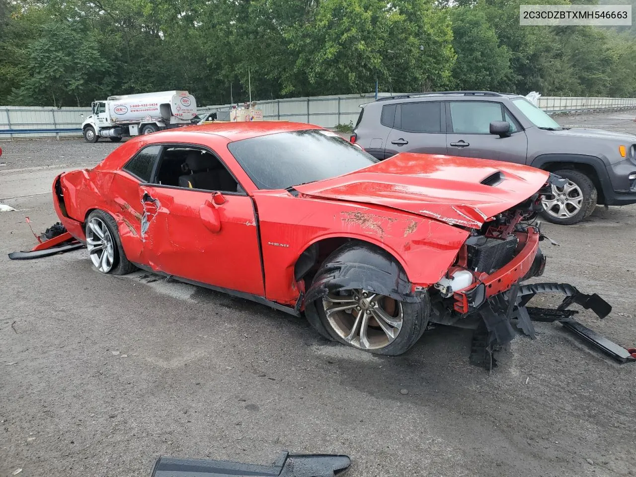 2021 Dodge Challenger R/T VIN: 2C3CDZBTXMH546663 Lot: 67968564