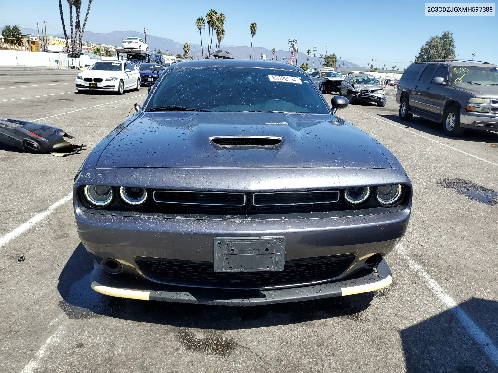 2021 Dodge Challenger Gt VIN: 2C3CDZJGXMH597388 Lot: 68120244