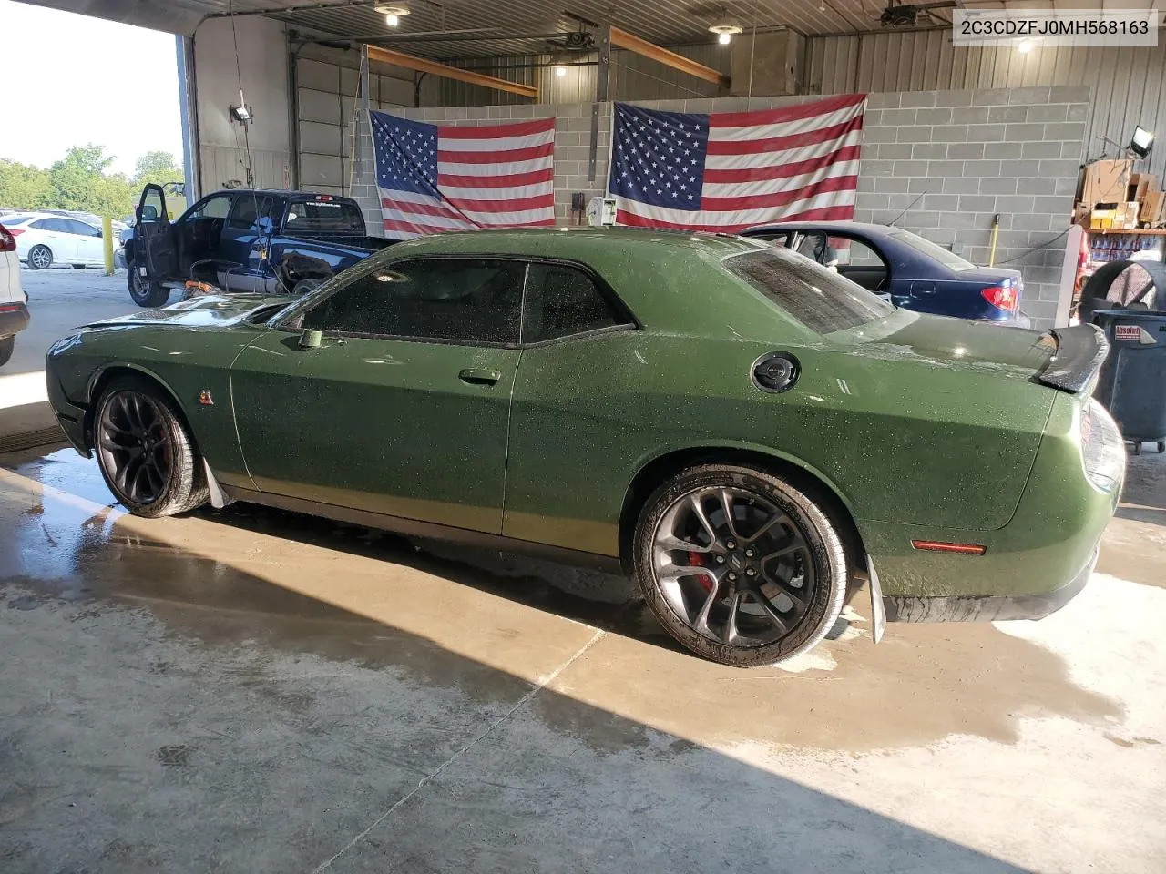 2C3CDZFJ0MH568163 2021 Dodge Challenger R/T Scat Pack