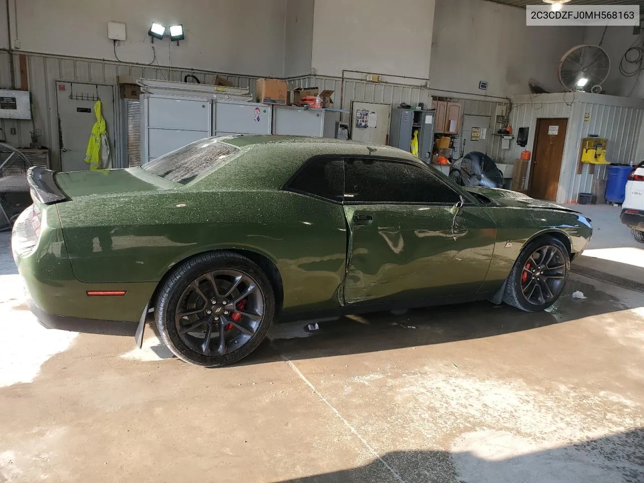 2021 Dodge Challenger R/T Scat Pack VIN: 2C3CDZFJ0MH568163 Lot: 68465434