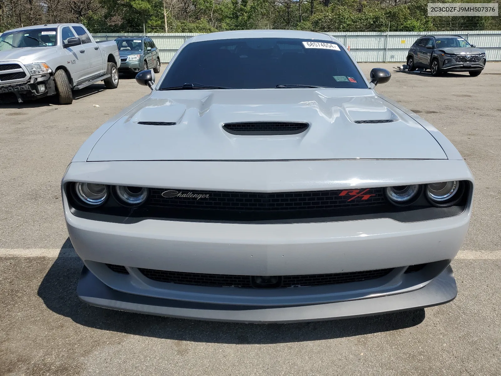 2021 Dodge Challenger R/T Scat Pack VIN: 2C3CDZFJ9MH507376 Lot: 68574654