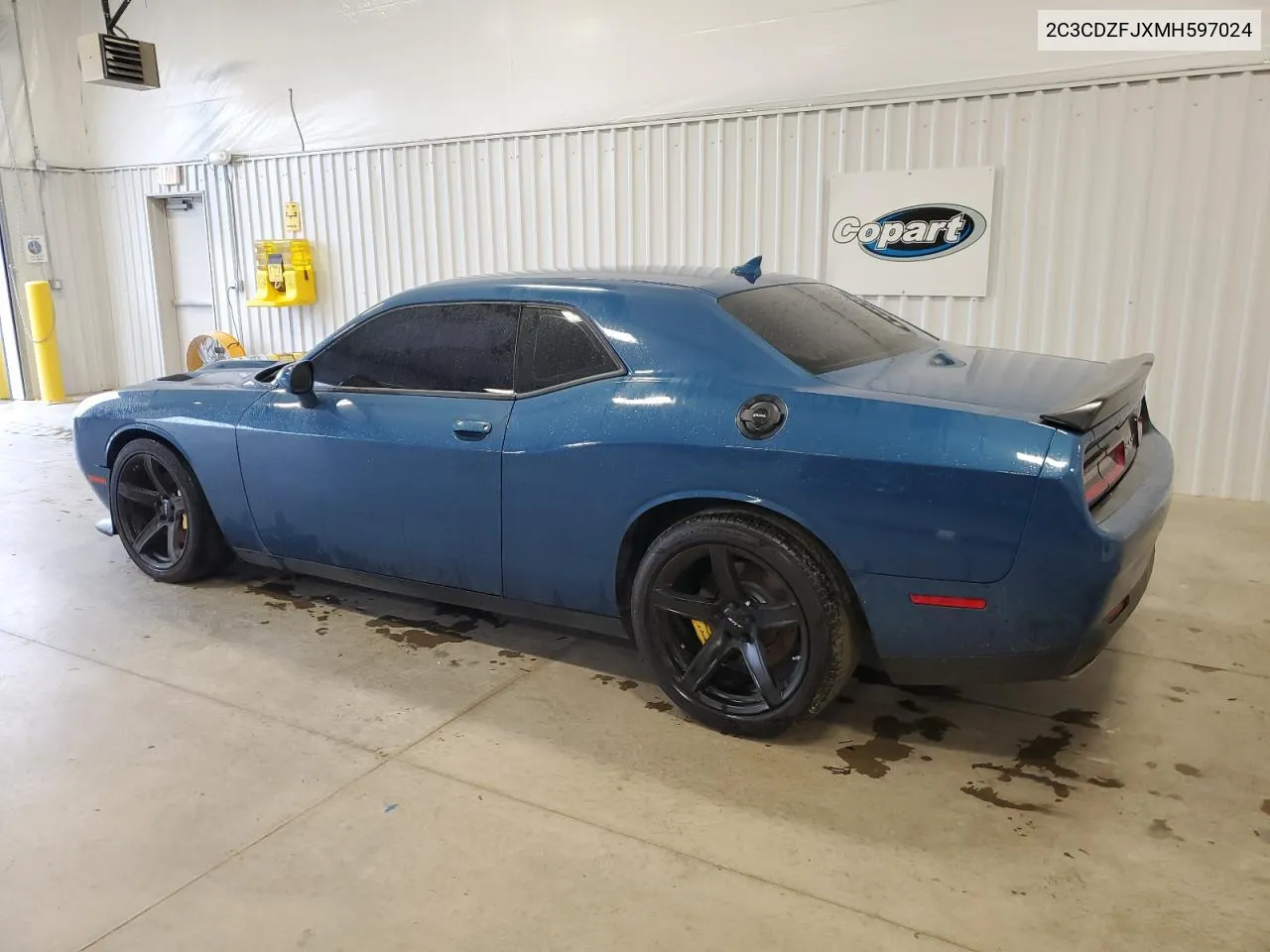 2021 Dodge Challenger R/T Scat Pack VIN: 2C3CDZFJXMH597024 Lot: 68857424