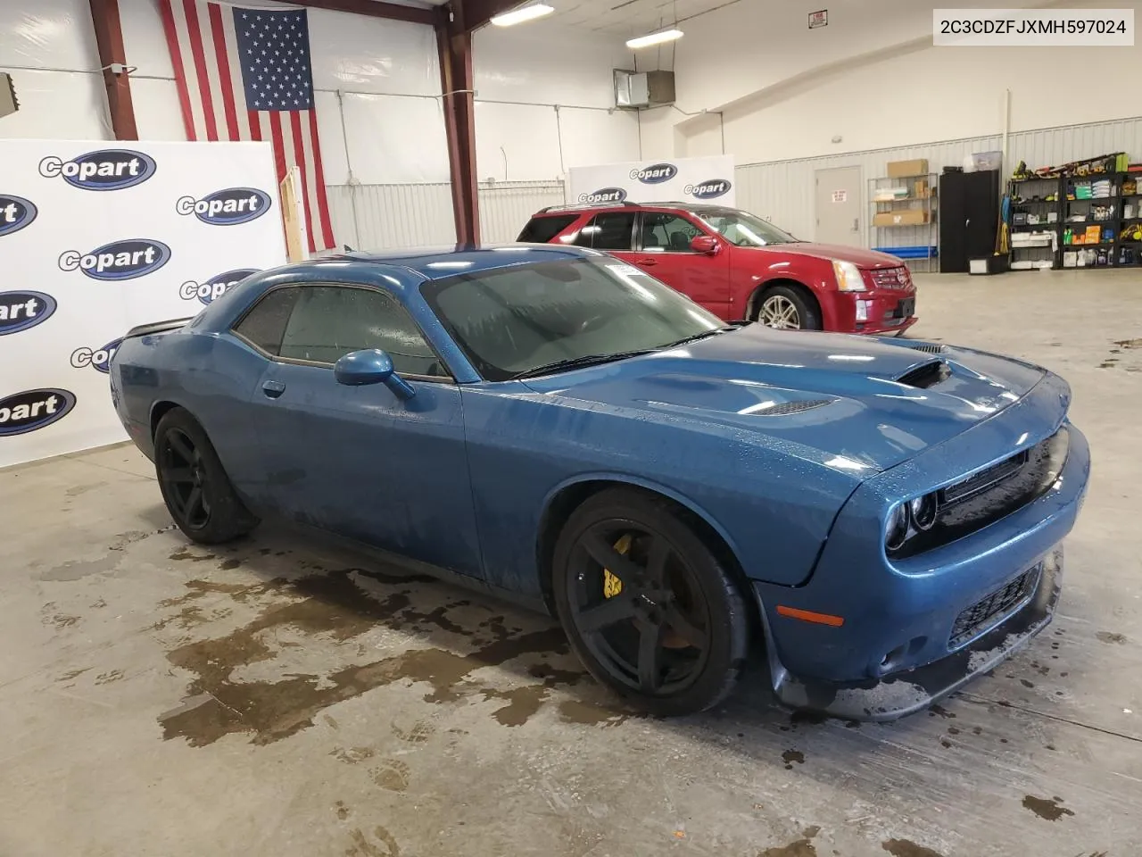 2021 Dodge Challenger R/T Scat Pack VIN: 2C3CDZFJXMH597024 Lot: 68857424