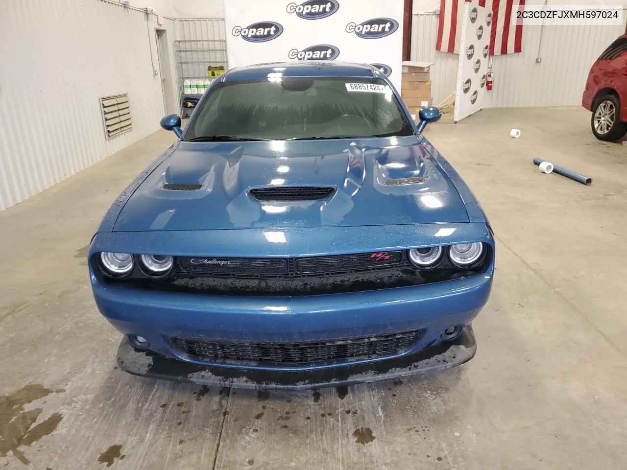 2021 Dodge Challenger R/T Scat Pack VIN: 2C3CDZFJXMH597024 Lot: 68857424