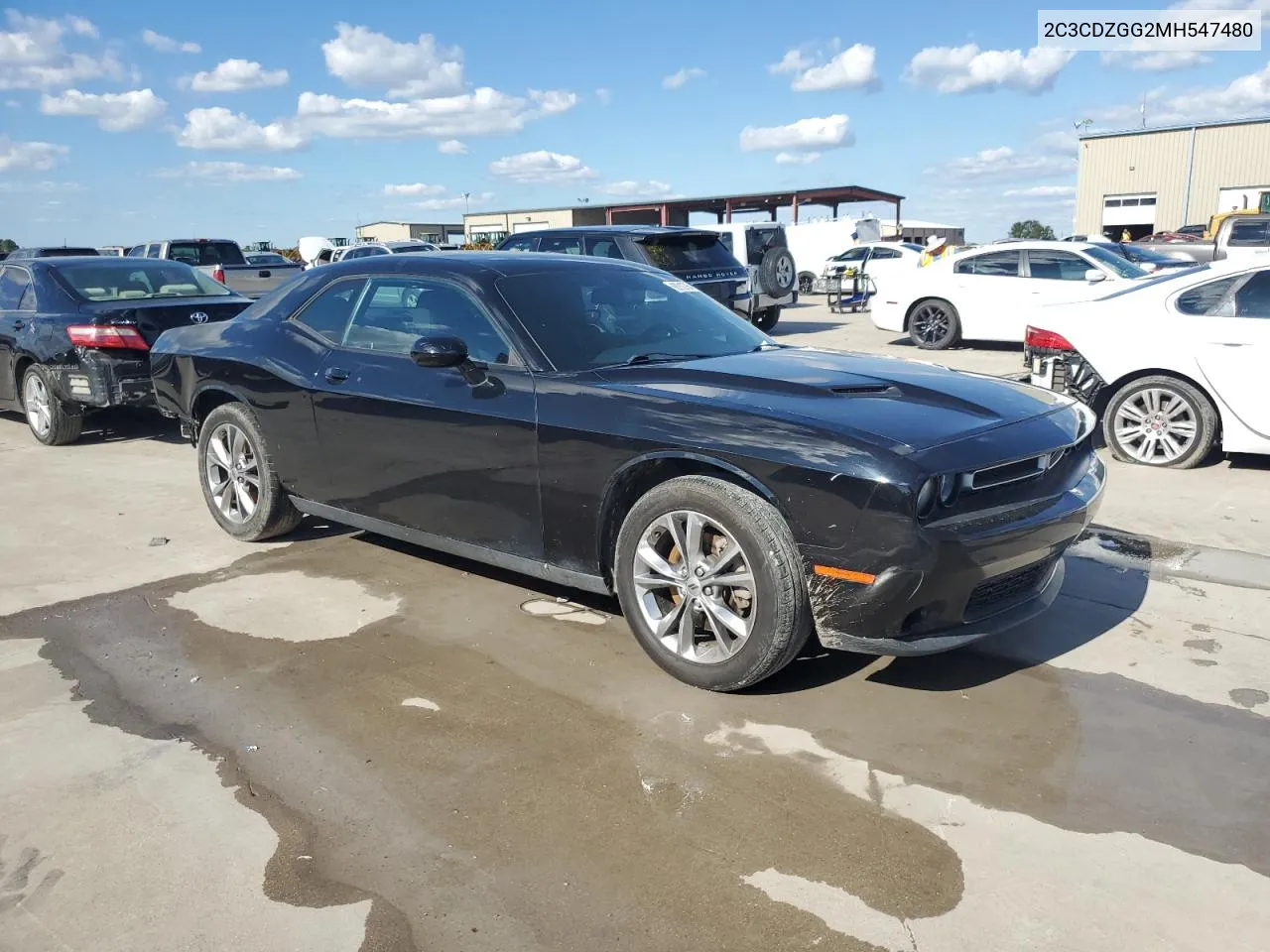 2021 Dodge Challenger Sxt VIN: 2C3CDZGG2MH547480 Lot: 68912764