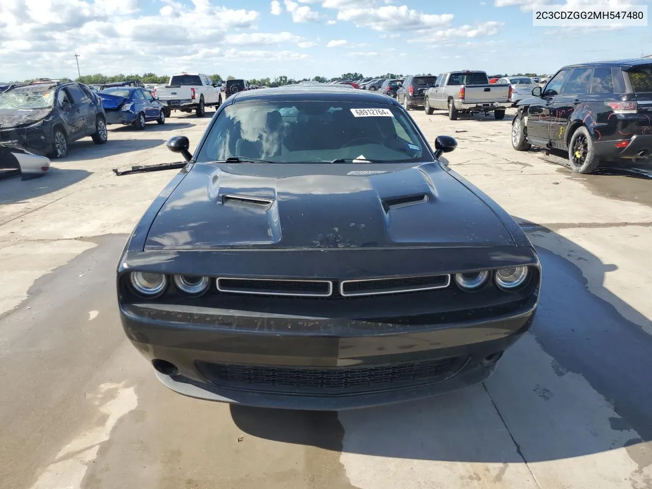 2021 Dodge Challenger Sxt VIN: 2C3CDZGG2MH547480 Lot: 68912764