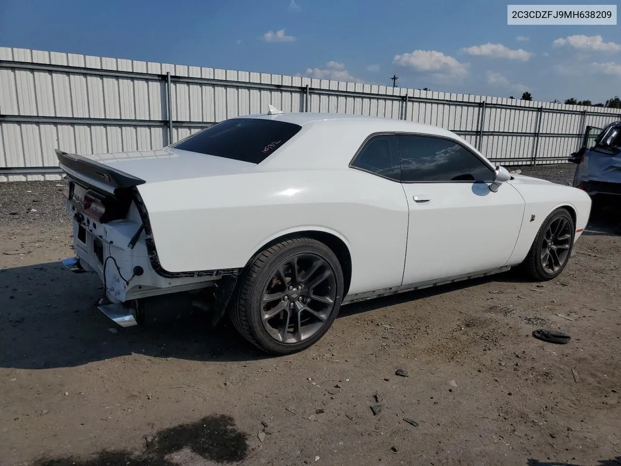 2021 Dodge Challenger R/T Scat Pack VIN: 2C3CDZFJ9MH638209 Lot: 69197424